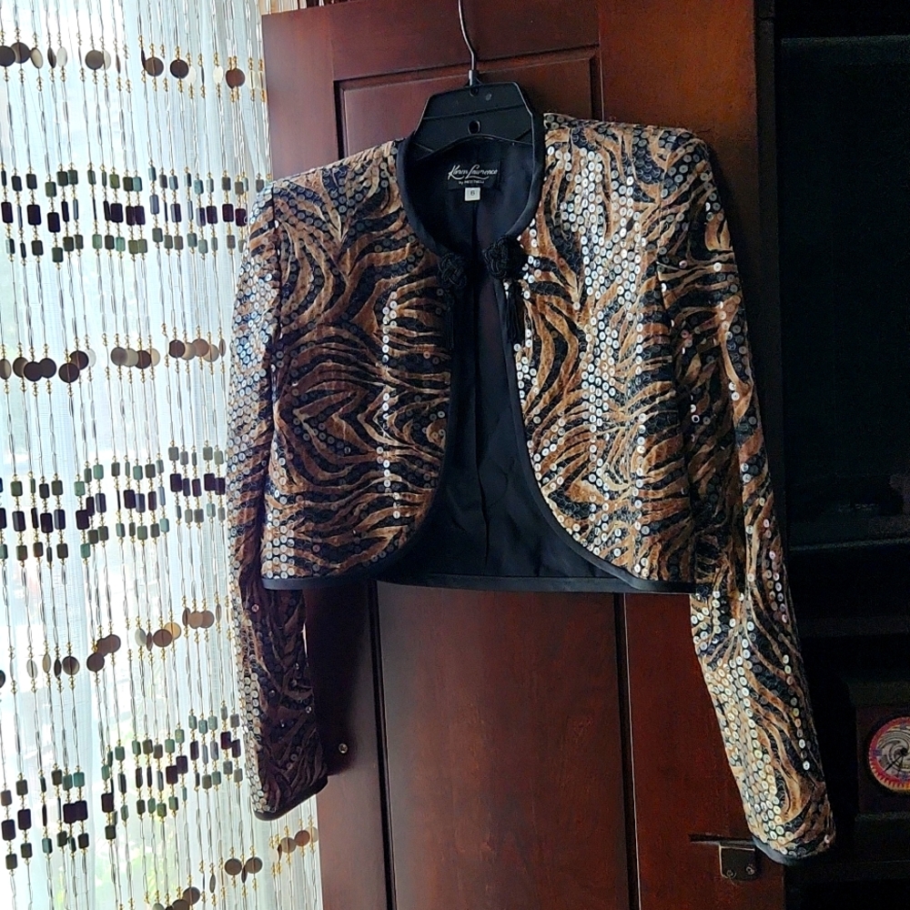 Karen Lawrence by Matthew Sequence Cropped Jacket